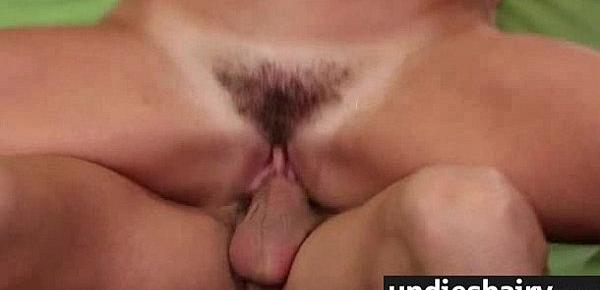  Hairy Winnie gets a hard cock stuffed in her hairy pussy 27